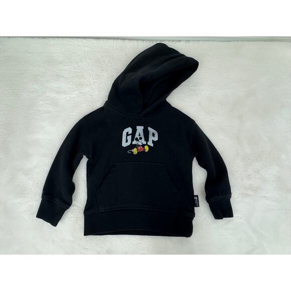 Gap x Disney Mickey Mouse Toddler Hoodie Black Size 2 Years - Picture 1 of 5